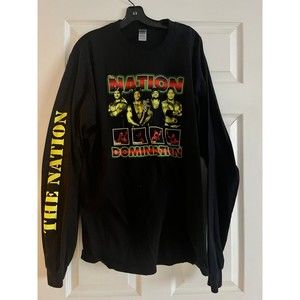 WWF WWE The Rock Nation Of Dominiation Long Sleeve 2XL